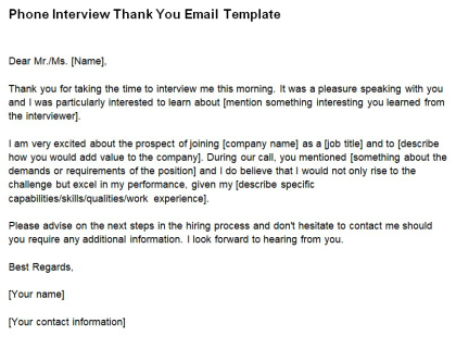 How To Write A Thank You Email After An Interview