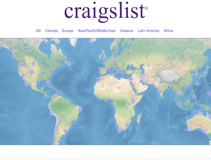 craigslist city select