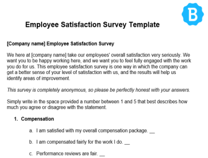 Free Printable Customer Satisfaction Survey Template from www.betterteam.com