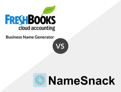 FreshBooks vs. NameSnack FreshBooks vs. NameSnack
