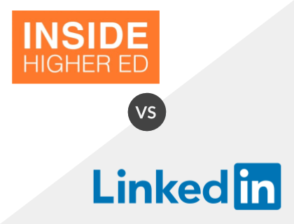 Inside Higher Ed vs. LinkedIn Inside Higher Ed vs. LinkedIn