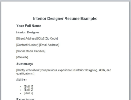 Skill Resume Template from www.betterteam.com