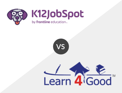 K12JobSpot vs. Learn4Good K12JobSpot vs. Learn4Good