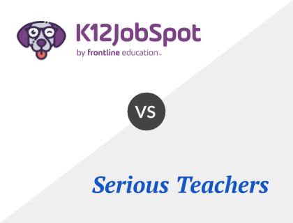 K12JobSpot vs. Serious Teachers K12JobSpot vs. Serious Teachers