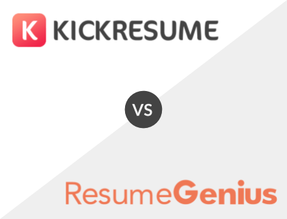 Kickresume vs. Resume Genius Kickresume vs. Resume Genius