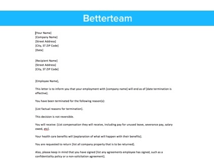 Layoff Letter - Easy to Use Sample Template Layoff Letter - Easy to Use Sample Template