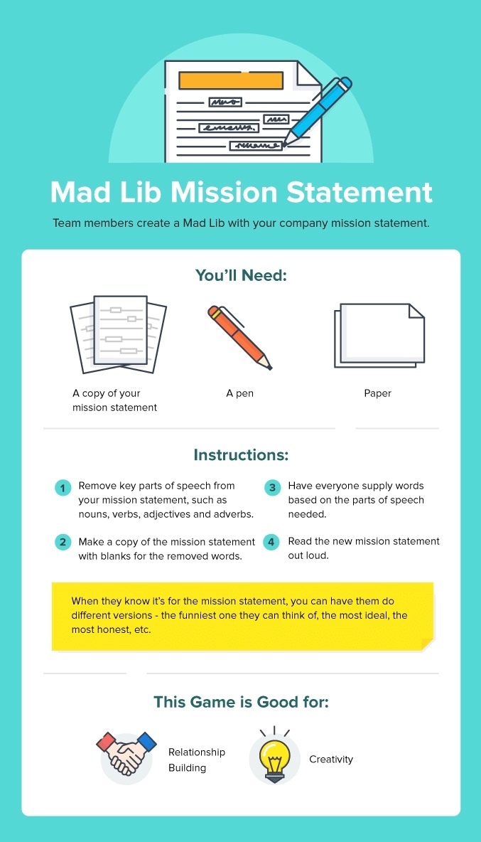 Mad Lib Mission Statement