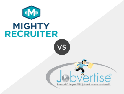 MightyRecruiter vs. Jobvertise MightyRecruiter vs. Jobvertise