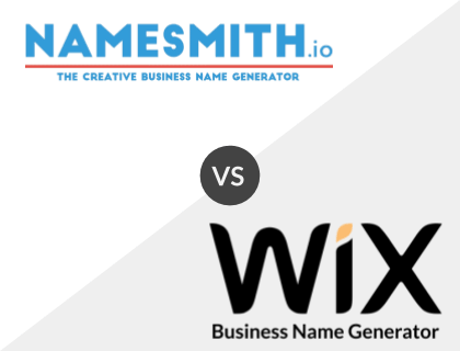 Namesmith.io vs. Wix Namesmith.io vs. Wix