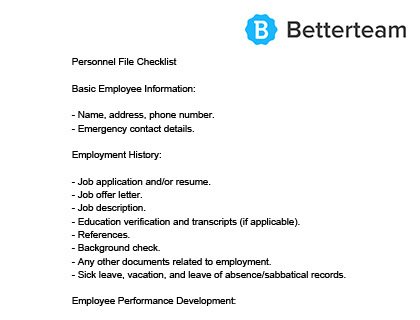 Employee Termination Checklist Sample