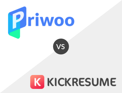 Priwoo vs. Kickresume Priwoo vs. Kickresume