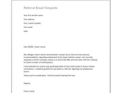 Employee Referral Cover Letter from www.betterteam.com