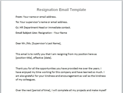 Resignation Letter 1 Week Notice from www.betterteam.com