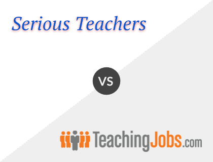 Serious Teachers vs. TeachingJobs.com Serious Teachers vs. TeachingJobs.com