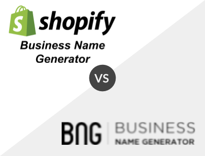 Shopify vs. Business Name Generator Shopify vs. Business Name Generator