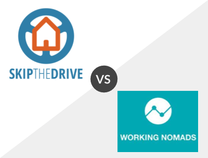 SkipTheDrive vs. Working Nomads SkipTheDrive vs. Working Nomads