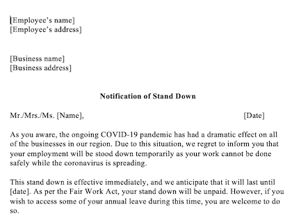 Sample Layoff Letter Due To Lack Of Work from www.betterteam.com