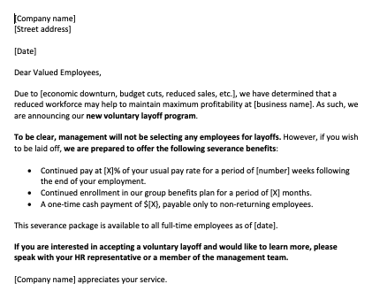 Layoff Letter To Employee from www.betterteam.com