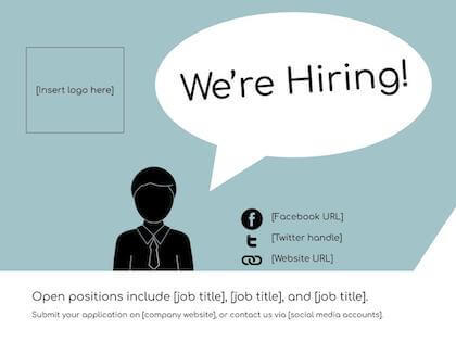 We Are Hiring Social Media Templates And More 2019