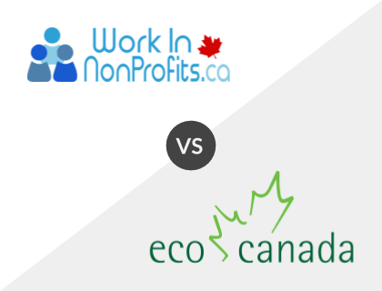 Work in Non-Profits.ca vs. Eco Canada Work in Non-Profits.ca vs. Eco Canada
