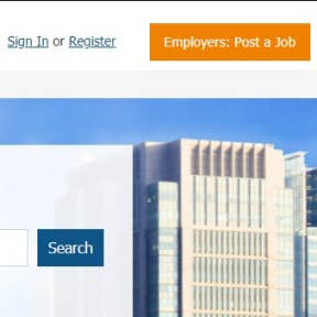 Click on "Employers: Post a Job."
