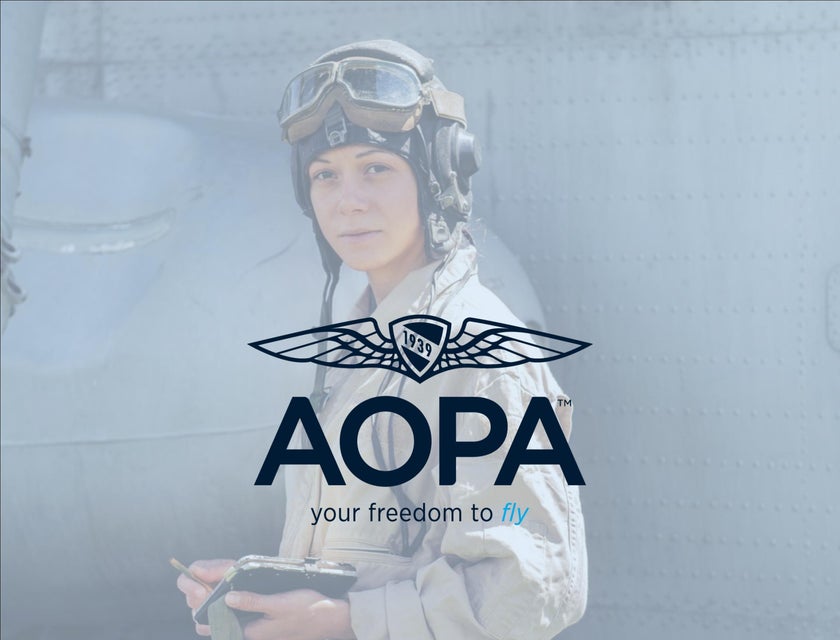 AOPA logo.