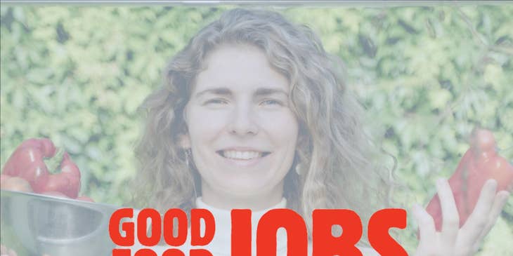 Good Food Jobs logo.