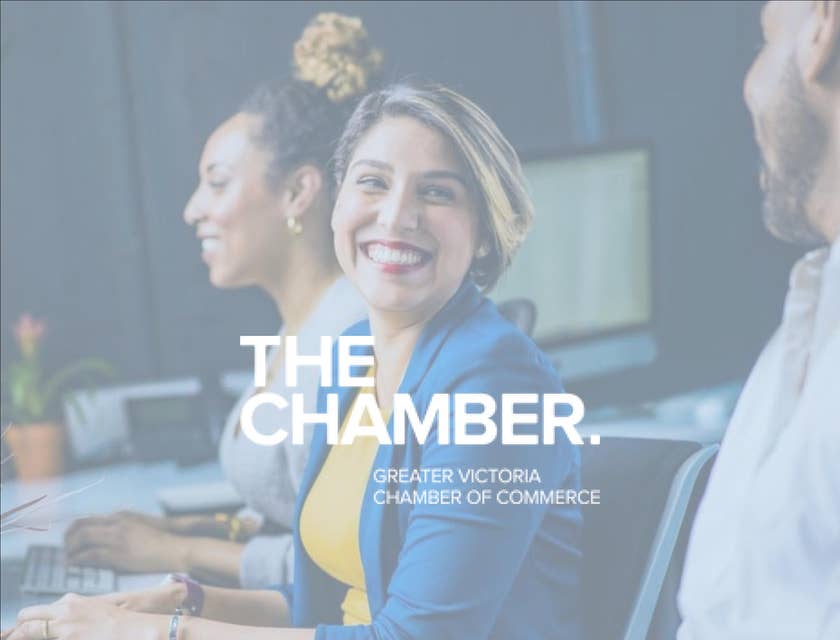 Greater Victoria Chamber of Commerce logo.