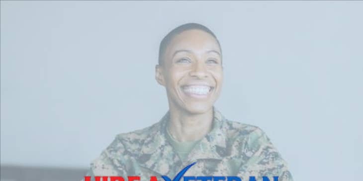 Hire a Veteran logo.