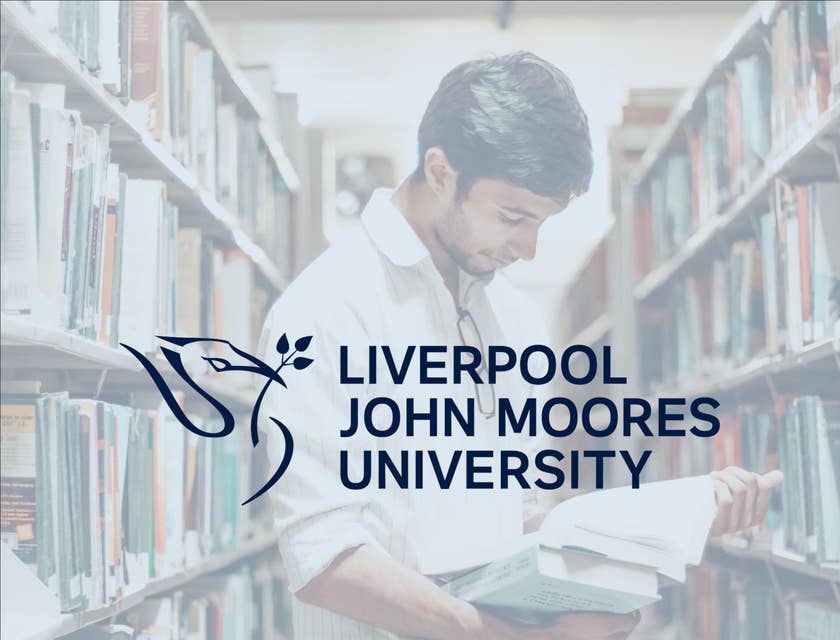 Liverpool John Moores University logo.