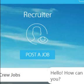 Click on "POST A JOB."