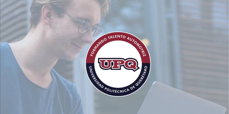 Logo de la Bolsa de Trabajo de la Universidad Politécnica de Querétaro.
