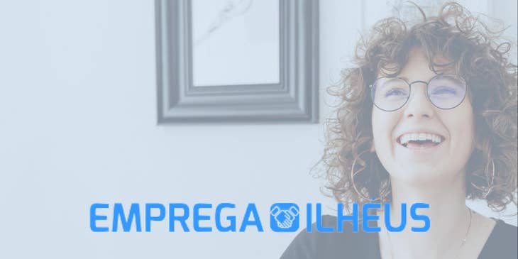 Logotipo do Emprega Ilhéus.