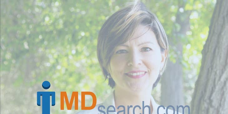 MDsearch.com logo.