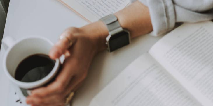 person writing pre-employment test