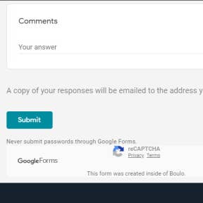 Review your information and submit.