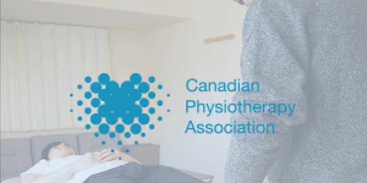 Physiotherapist taking care of patient.