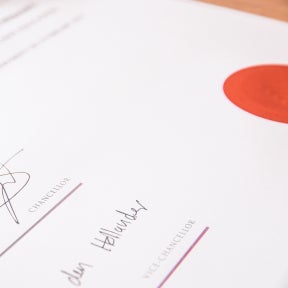 Mention relevant certifications.