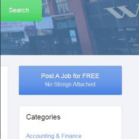 Click on "Post A Job for Free."