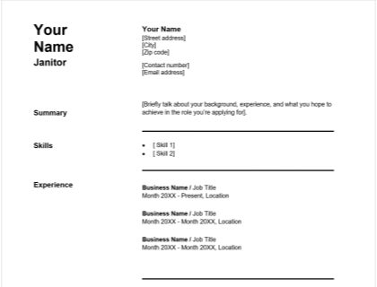 Resume Download