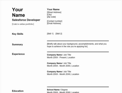 Resume Download