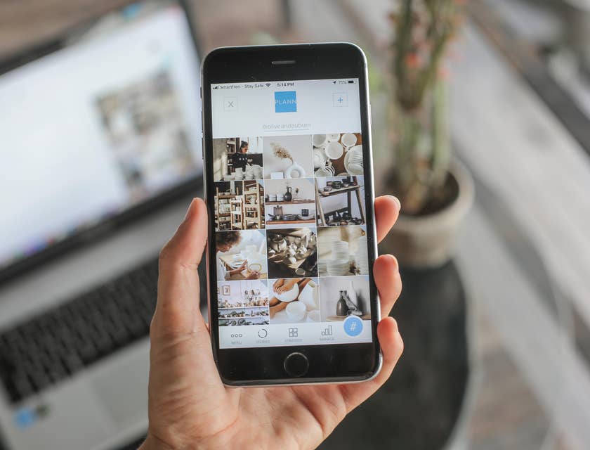 A UX designer testing a mobile app interface