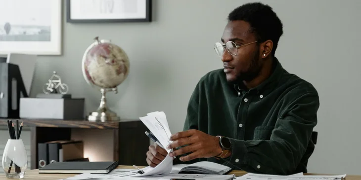 An accounts payable clerk assisting with audit support.