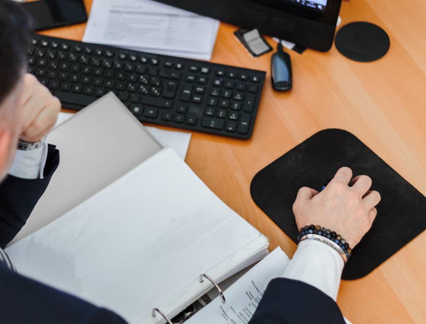 Accounts Receivable maintaining records regarding payments.