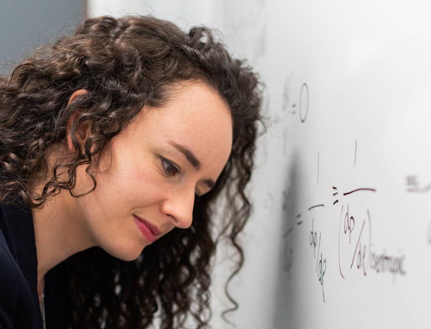 Astrophysicist doing the math of the cosmos
