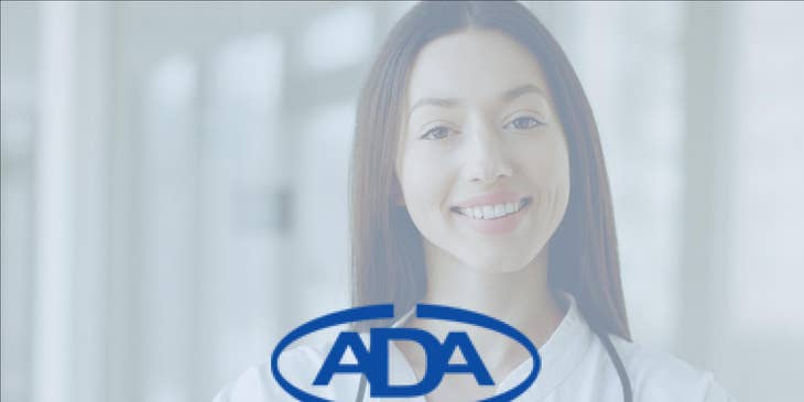 Australian Dental Association (ADA) logo.