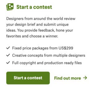 Select "Start a contest."