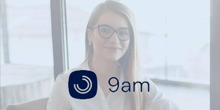 Logo von 9am.