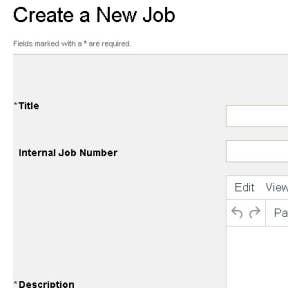 Create your job post.