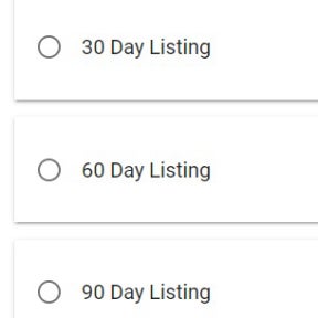 Select a posting plan.